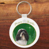 Havanese Peace Schlüsselanhänger (Vorderseite)
