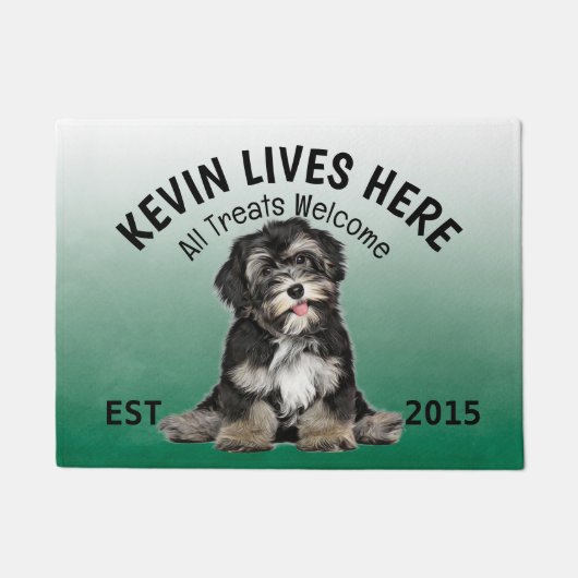Havanese Personalisiert Dog Lover Doormat Fußmatte (Vorderseite)