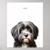 Havanese Personalisiert Print Poster (Vorne)