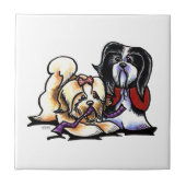 Havanese Playmates Fliese (Vorderseite)