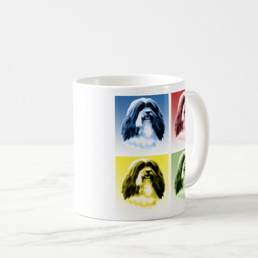Havanese Pop Kaffeetasse (VorderseiteRechts)