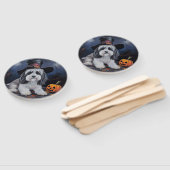 Havanese Pumpkins Halloween Beängstigend Fächer (Non-assembled)