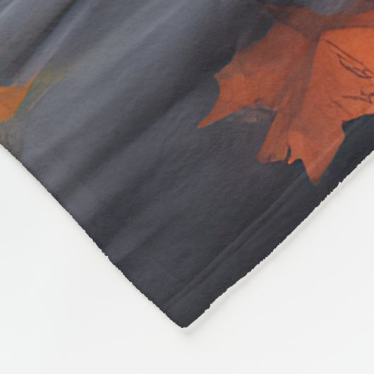 Havanese Pumpkins Halloween Beängstigend Fleecedecke (Ecke)