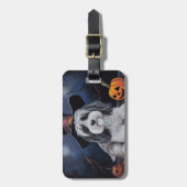 Havanese Pumpkins Halloween Beängstigend Gepäckanhänger (Vorderseite vertikal)