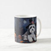 Havanese Pumpkins Halloween Beängstigend Kaffeetasse (VorderseiteRechts)