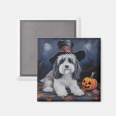 Havanese Pumpkins Halloween Beängstigend Magnet (Vorderseite/Rückseite)
