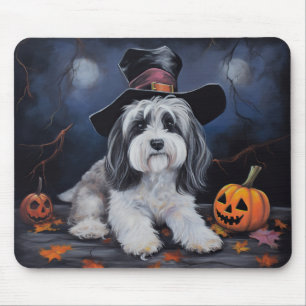 Havanese Pumpkins Halloween Beängstigend Mousepad