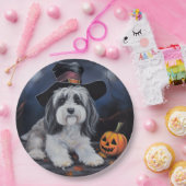 Havanese Pumpkins Halloween Beängstigend Pappteller (Party)
