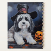 Havanese Pumpkins Halloween Beängstigend Planer (Rückseite)