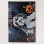 Havanese Pumpkins Halloween Beängstigend Puzzle (Vertikal)