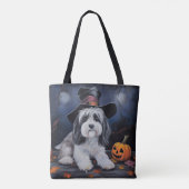 Havanese Pumpkins Halloween Beängstigend Tasche (Rückseite)