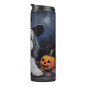 Havanese Pumpkins Halloween Beängstigend Thermosbecher (Nach rechts gedreht)