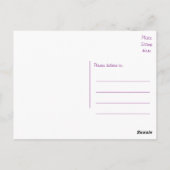 Havanese Puppy Hund Postkarte (Rückseite)