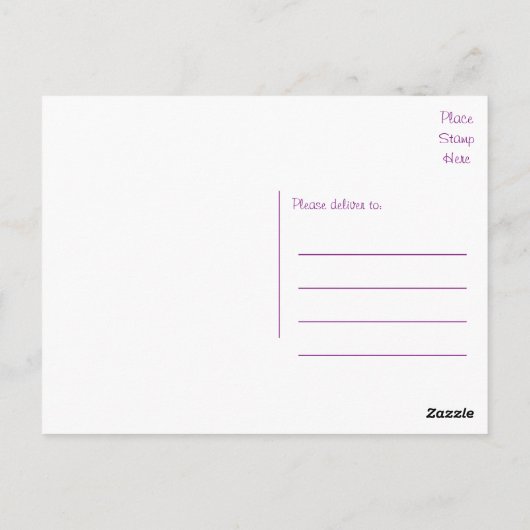 Havanese Puppy Hund Postkarte (Rückseite)