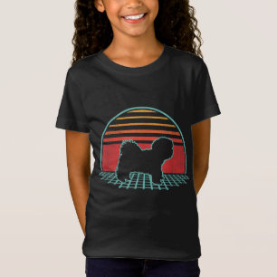 Havanese Retro Vintage Hundeliebhaber 80er Stil Ge T-Shirt