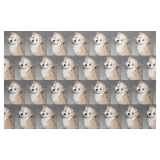 Havanese Rettungs-Welpe Stoff (Fat Quarter (45,7 x 55,9 cm))