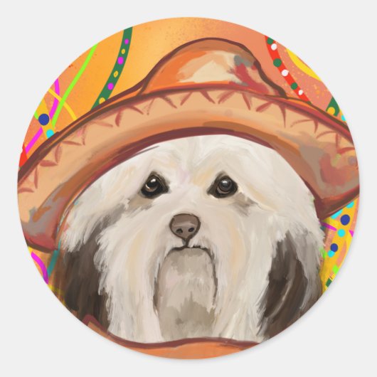 HAVANESE RUNDER AUFKLEBER (Vorderseite)