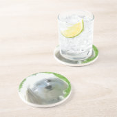 Havanese Sandstein Untersetzer (Seite)