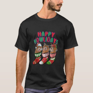 Havanese Santa Claus Elf Reindeer Christmas Dog X T-Shirt