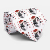 Havanese Santa Paws Krawatte (Gerollt)
