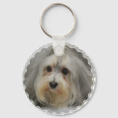 Havanese Schlüsselanhänger (Vorderseite)