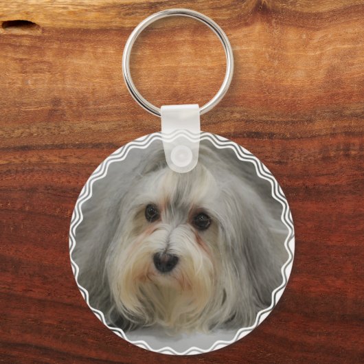 Havanese Schlüsselanhänger (Vorderseite)