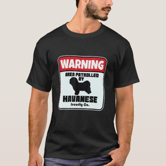 Havanese Security Havanese Downer Pup T-Shirt (Vorderseite)