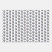 Havanese (Silber) Malerei - Niedliche Original Hun Geschenkpapier Set (Vorderseite 2)