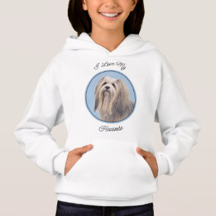 Havanese (Silber) Malerei - Niedliche Original Hun Hoodie
