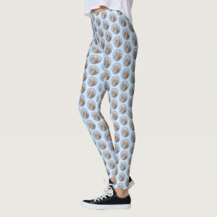 Havanese (Silber) Malerei - Niedliche Original Hun Leggings