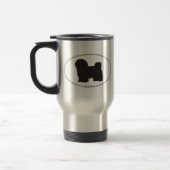 Havanese Silhouette Reisebecher (Links)