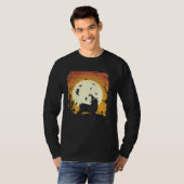 Havanese Silhouettes Happy Halloween Night T-Shirt (Vorne ganz)