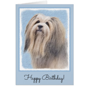 Havanese (Silver) Painting - Cute Original Dog Art