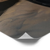 Havanese Snowy Sleigh Weihnachtsdekor Poster (Ecke)