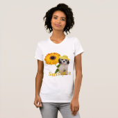 Havanese Sonnenschein und Gänseblümchen-Shirts T-Shirt (Vorne ganz)