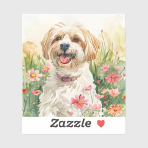 Havanese Sticker - Aquarell Dog Decal