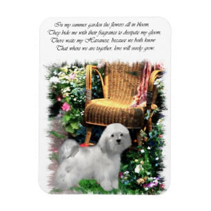 Havanese Summer Garden Magnet