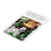 Havanese Summer Garden Magnet (Linke Seite)