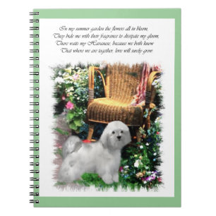 Havanese Summer Garden Notizblock