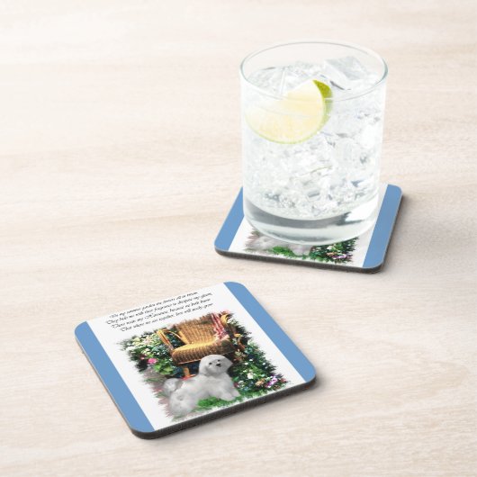 Havanese Summer Garden Untersetzer (Rechte Seite)