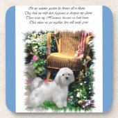 Havanese Summer Garden Untersetzer (Vorderseite)