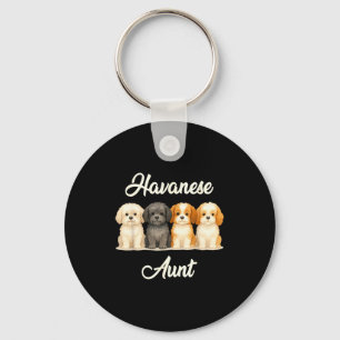 Havanese Tante Süßer Hund Liebhaber Geschenk Lusti Schlüsselanhänger
