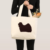 Havanese Taschen-Tasche Jumbo Stoffbeutel (Vorderseite (Produkt))