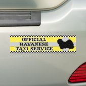 Havanese Taxi-Service-Autoaufkleber Autoaufkleber (Auf Auto)
