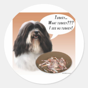 Havanese Türkei Runder Aufkleber