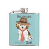 Havanese Vater Flachmann (Vorderseite)