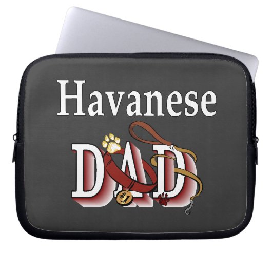 Havanese VATER Laptopschutzhülle (Vorderseite)