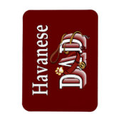 Havanese VATER Magnet (Vertikal)