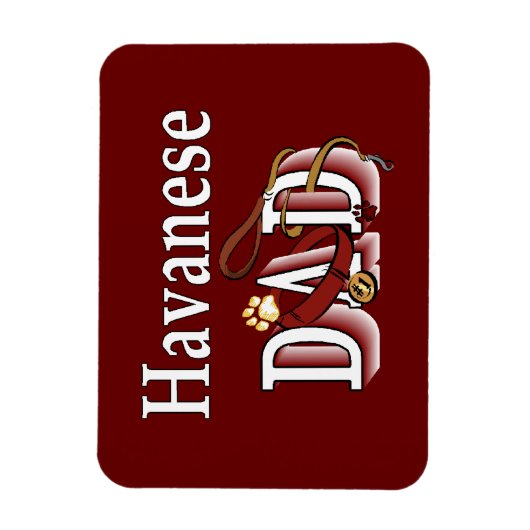 Havanese VATER Magnet (Vertikal)