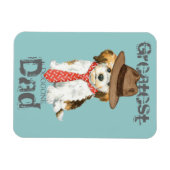 Havanese Vater Magnet (Horizontal)